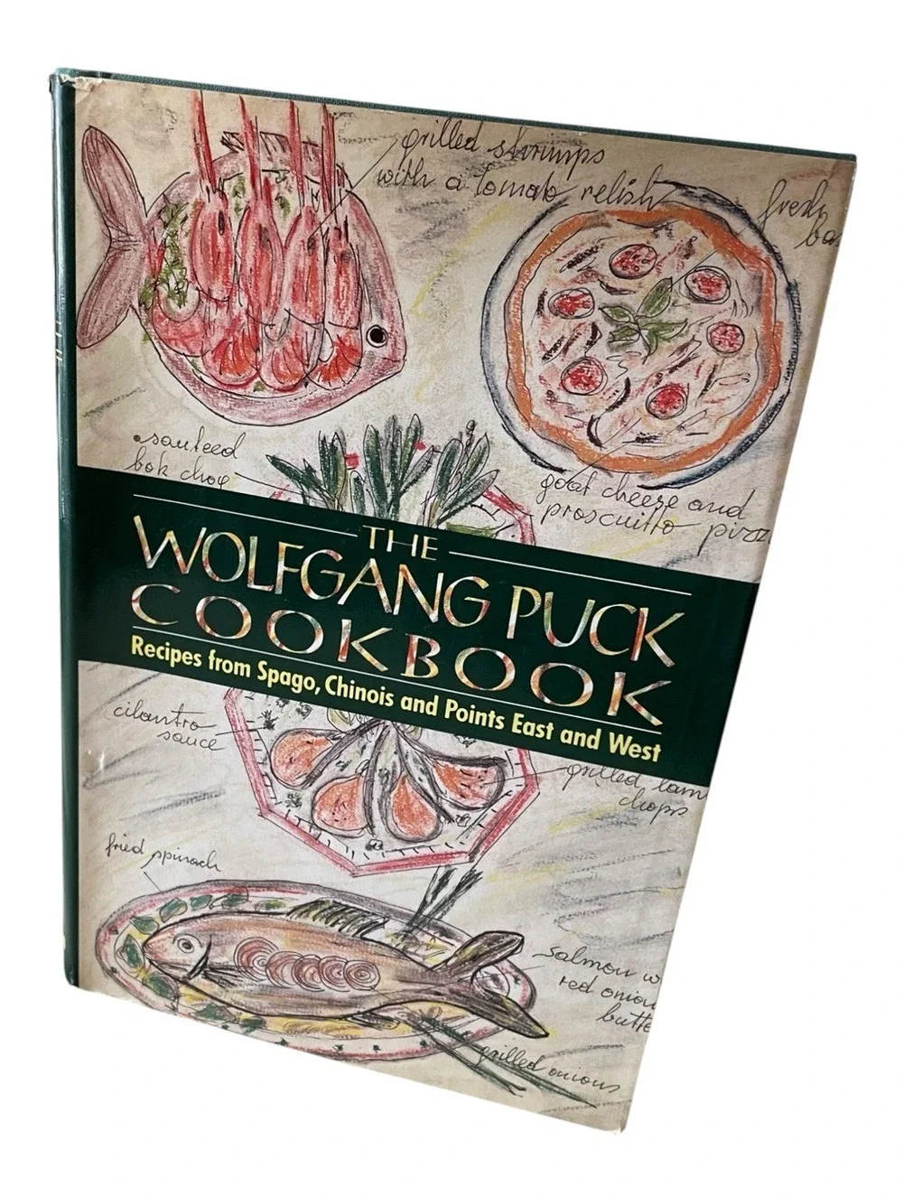 Vintage 1986 “The Wolfgang Puck Cookbook” by W. Puck HC DJ Random House First Ed